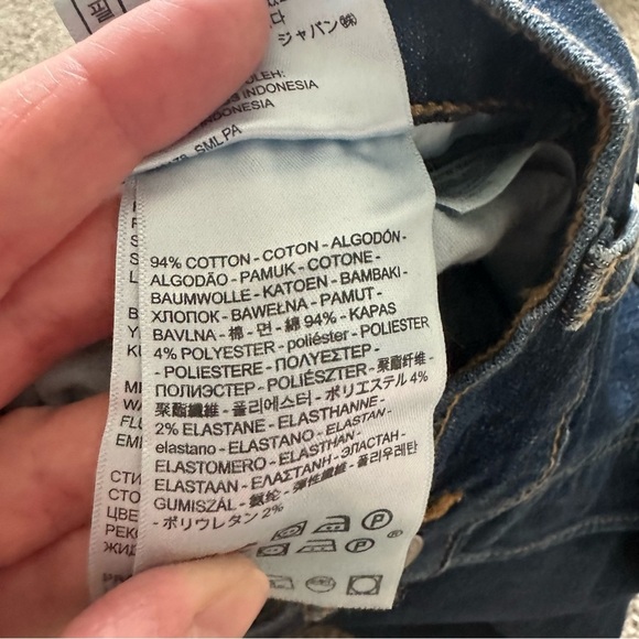 Aerie Grayish Blue High-Waisted 7/8 Leggings Size Large Short - Picture 10 of 10